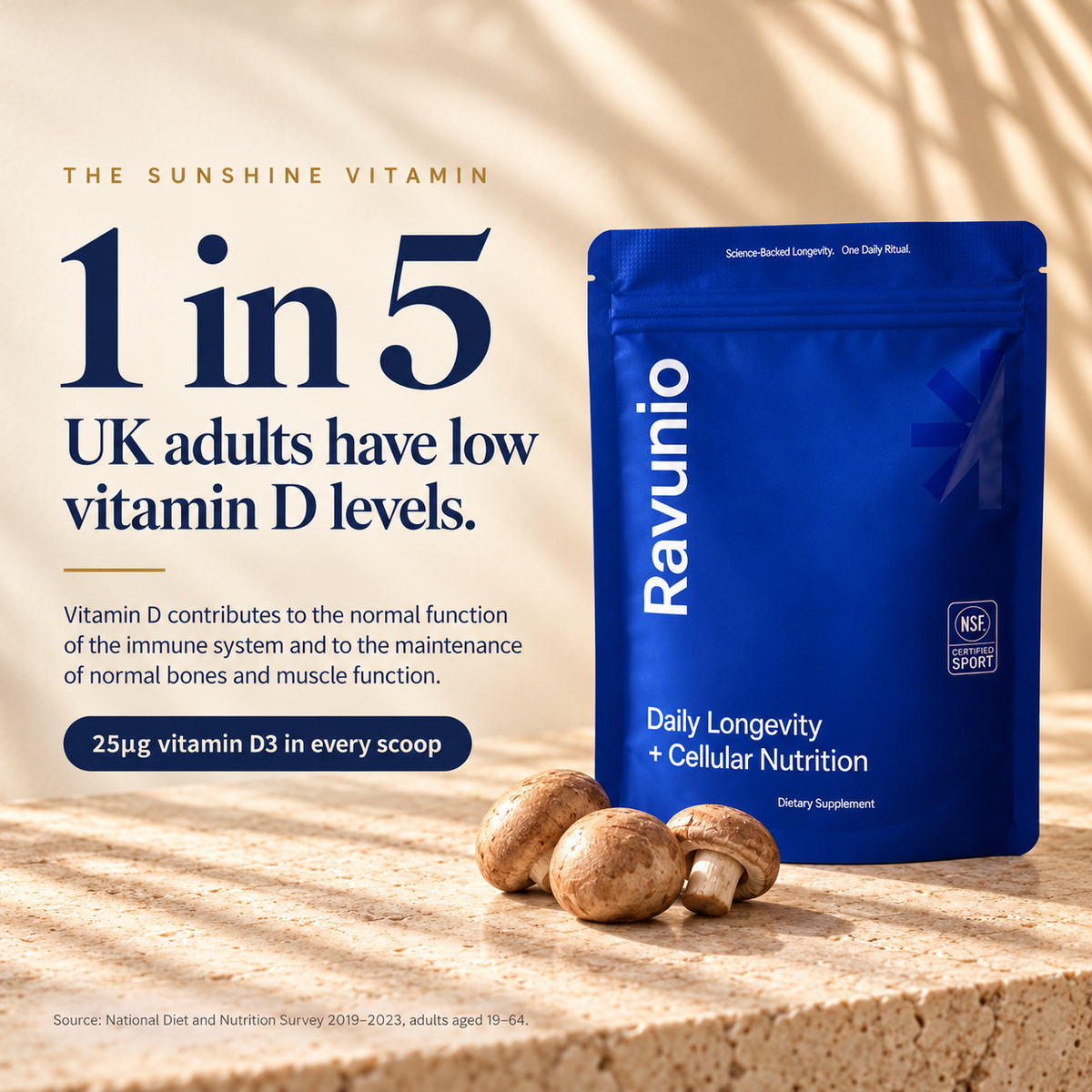 Vitamin D in every scoop