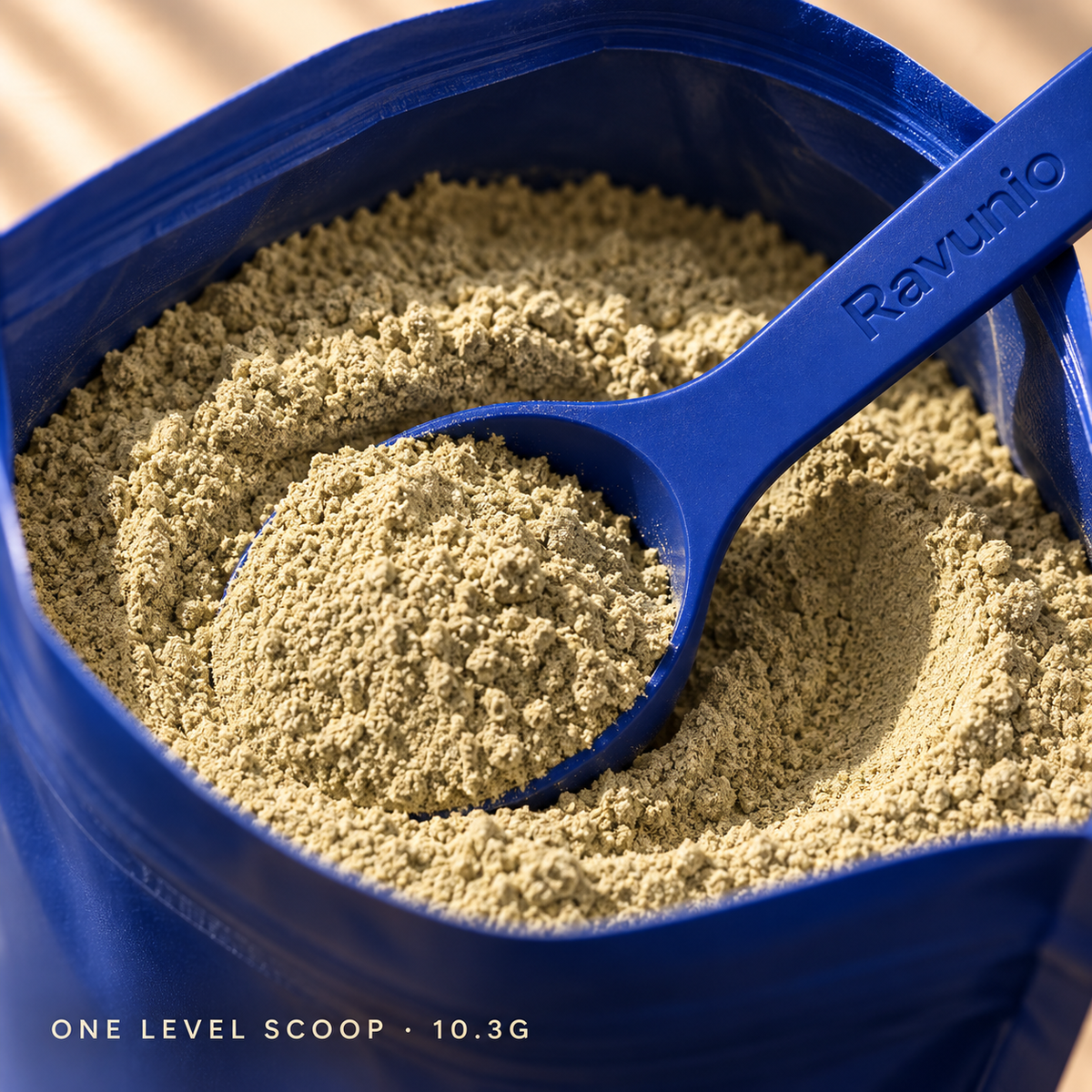 Ravunio powder close-up