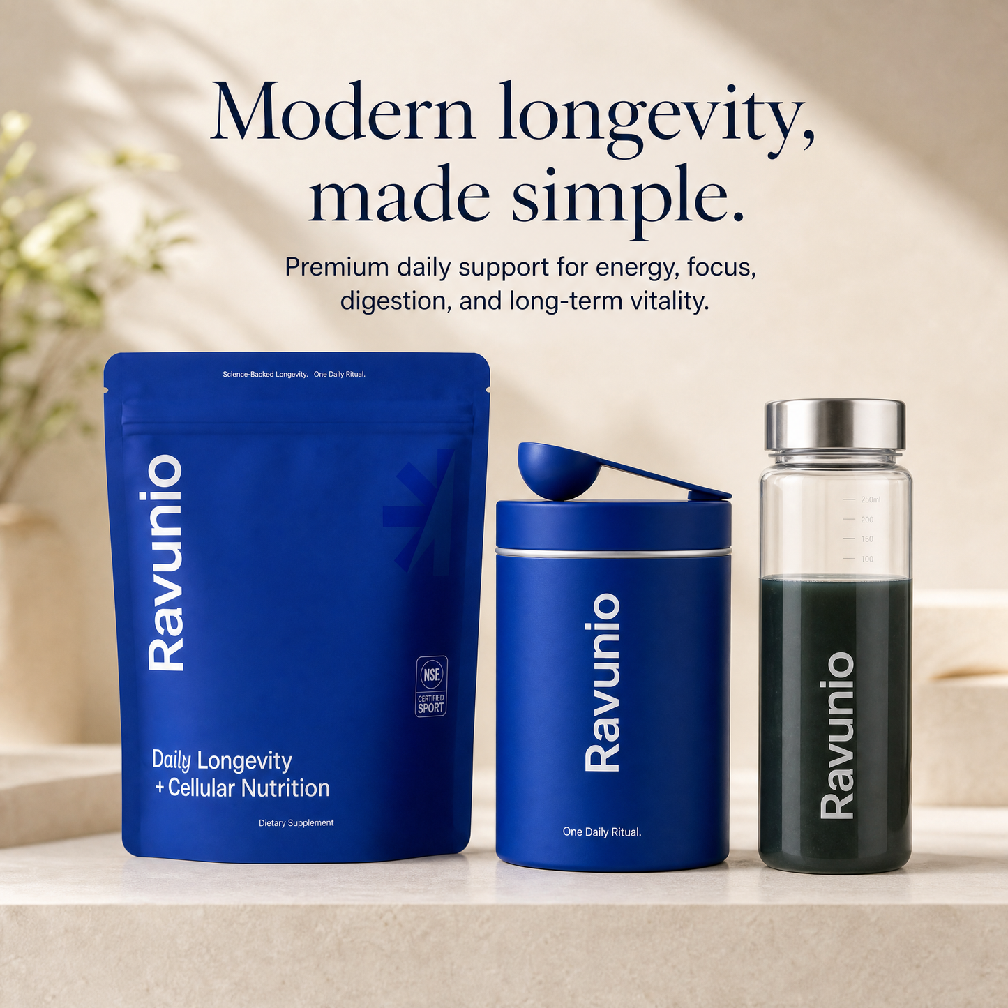 Ravunio Daily a > Longevity Bundle.